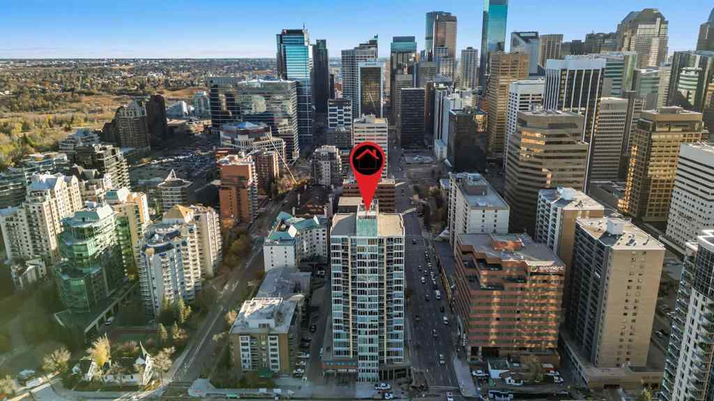 MLS® A2265432 - Unit #1708 888 4 Avenue SW in Downtown Commercial Core Calgary, Residential