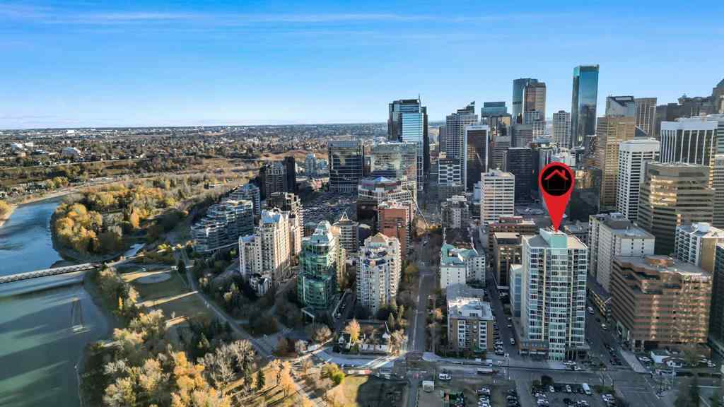 MLS® A2265432 - Unit #1708 888 4 Avenue SW in Downtown Commercial Core Calgary, Residential