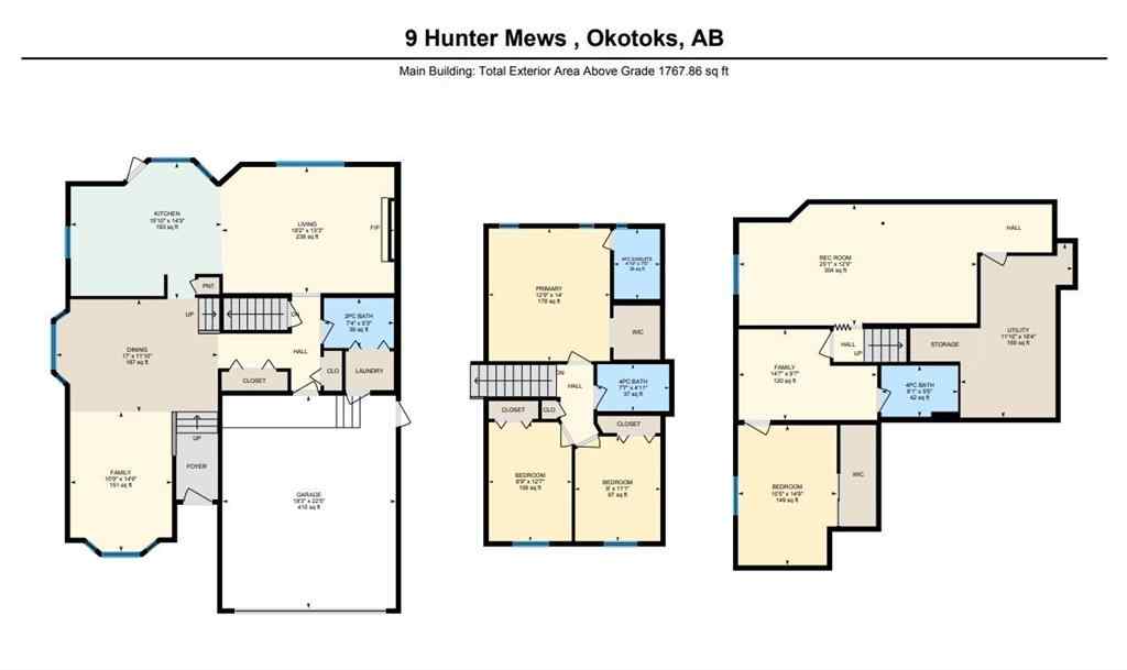 MLS® A2265435 - 9 Hunters Mews  in Hunters Glen Okotoks, Residential