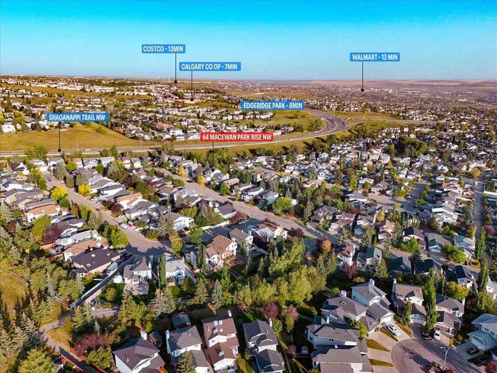 MLS&reg; # A2265441 - 64 Macewan Park Rise NW in MacEwan Glen Calgary, Residential Open Houses