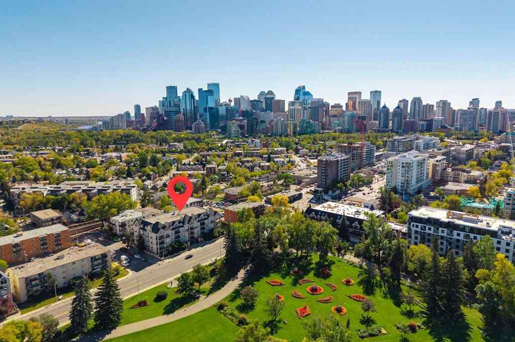 MLS® A2265445 - Unit #307 630 10 Street NW in Sunnyside Calgary, Residential
