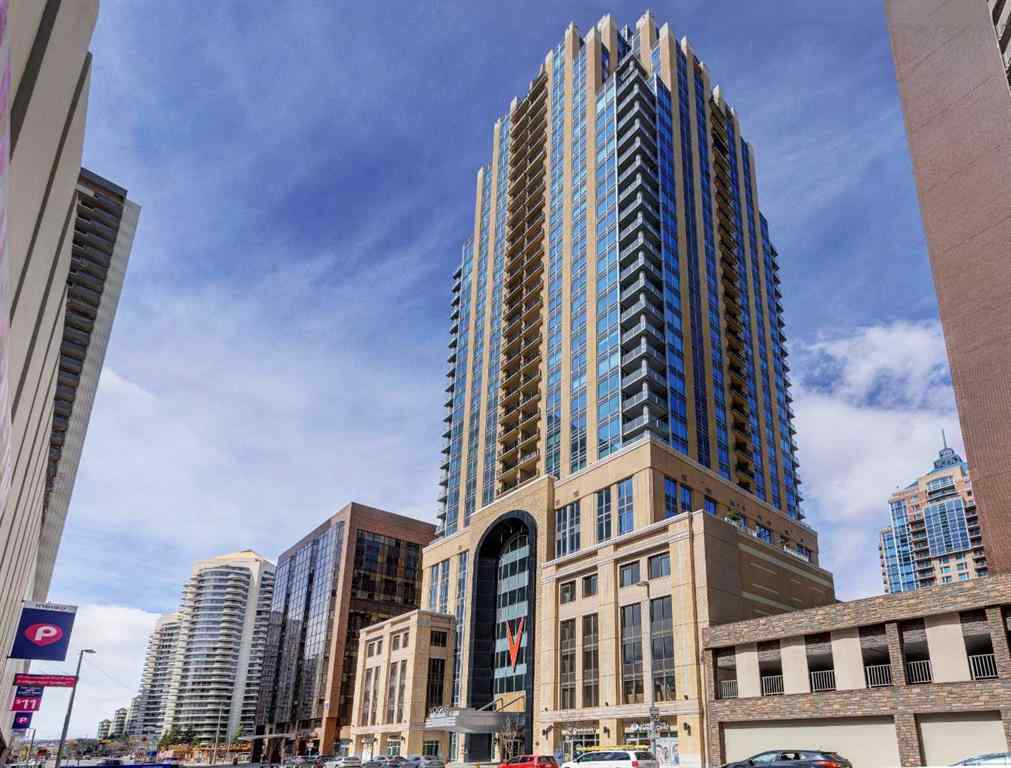 MLS® A2265449 - Unit #2108 930 6 Avenue SW in Downtown Commercial Core Calgary, Residential