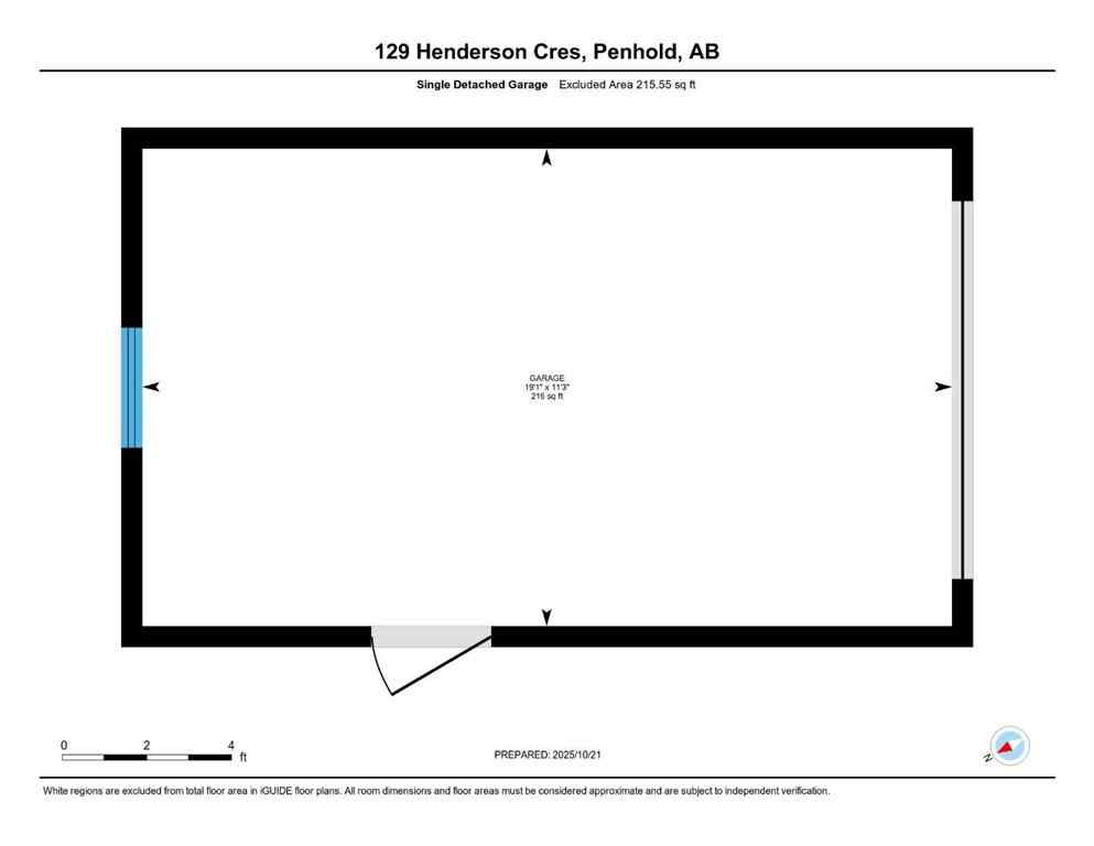 MLS® A2265460 - 129 Henderson Crescent  in Hawkridge Estates Penhold, Residential