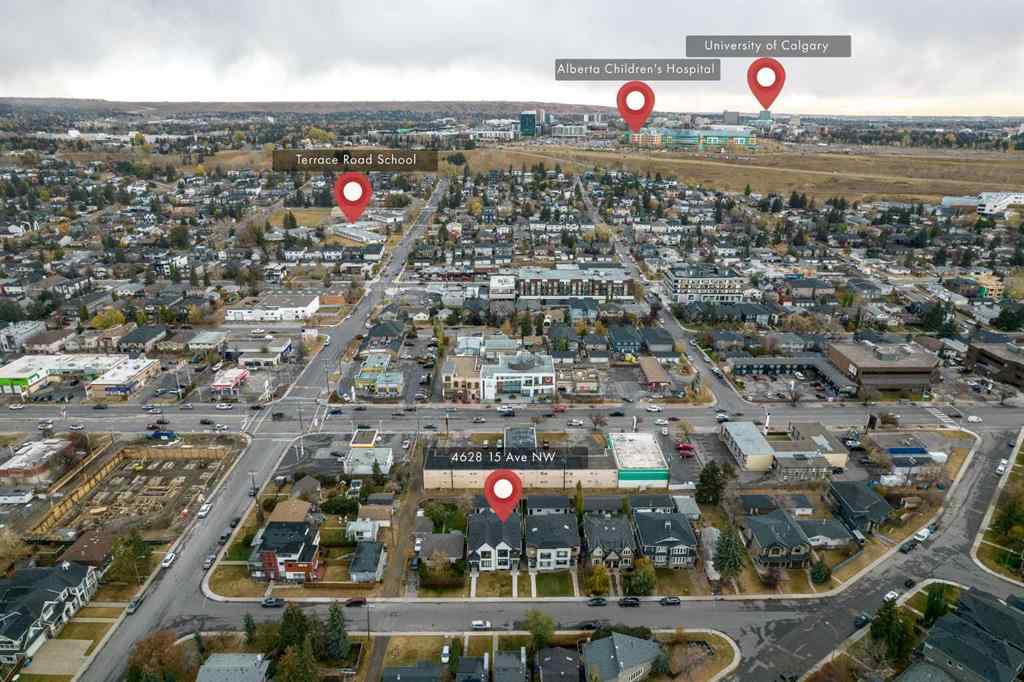 MLS® A2265469 - 4628 15 Avenue NW in Montgomery Calgary, Residential