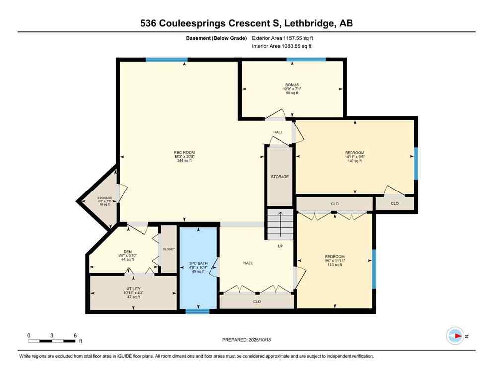 MLS® A2265568 - 536 Couleesprings Crescent  S in Southgate Lethbridge, Residential
