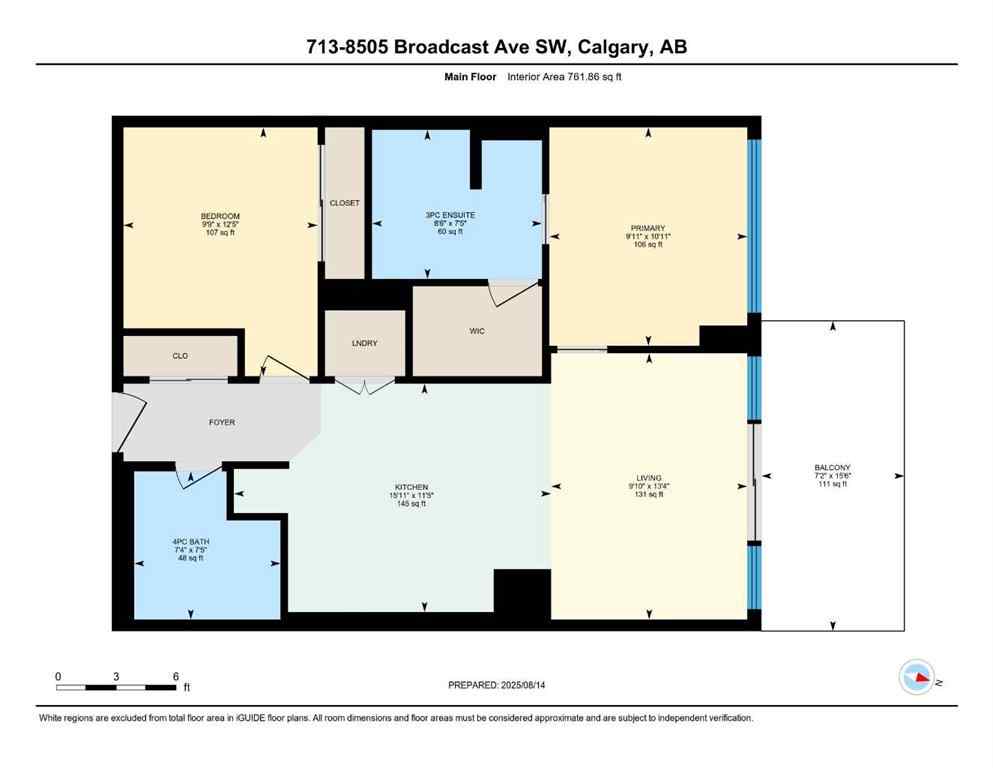 MLS® A2265637 - Unit #713 8505 Broadcast Avenue SW in West Springs Calgary, Residential