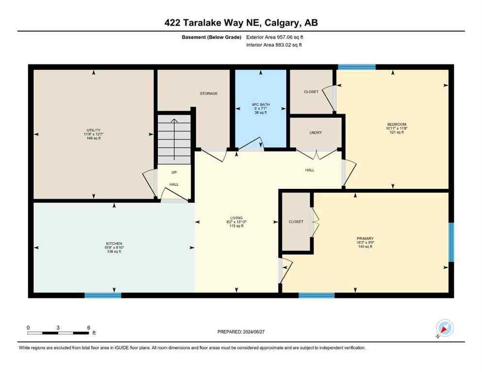 MLS® A2265638 - 422 Taralake Way NE in Taradale Calgary, Residential