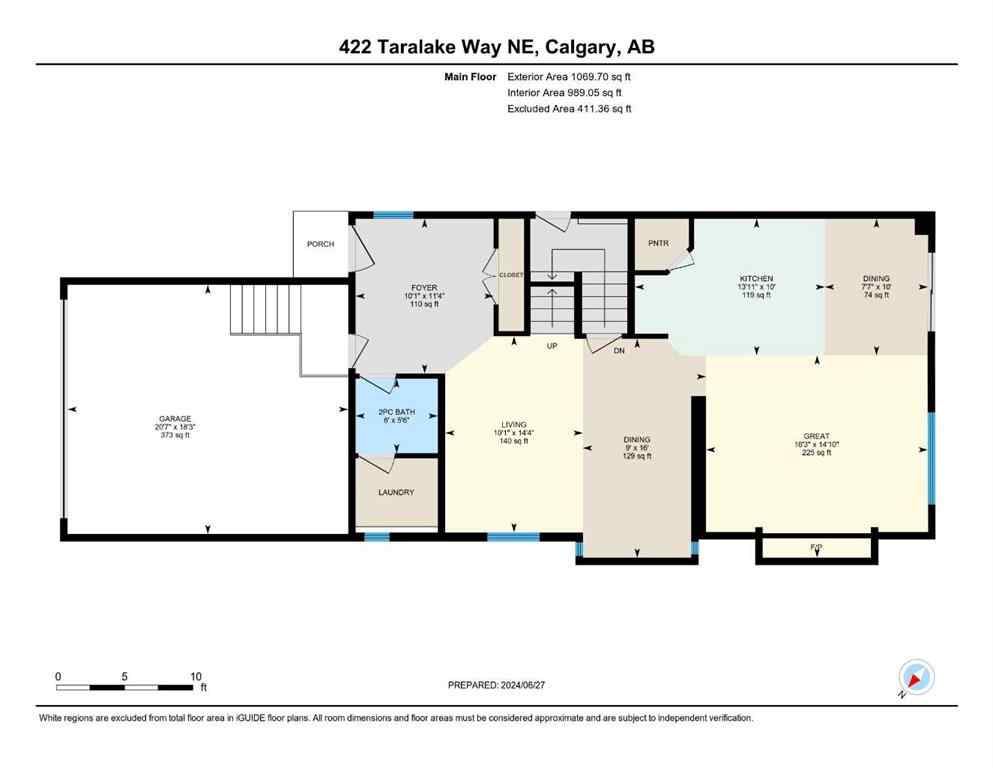 MLS® A2265638 - 422 Taralake Way NE in Taradale Calgary, Residential