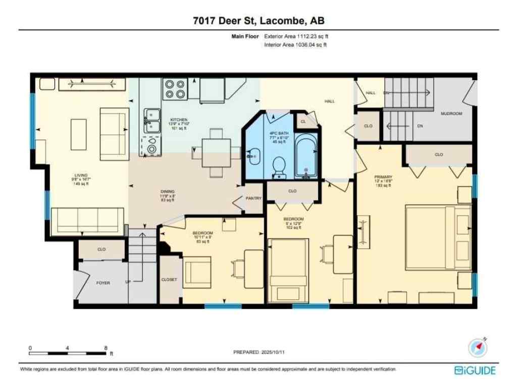 MLS® A2265647 - 7017 Deer Street  in College Heights Lacombe, Residential