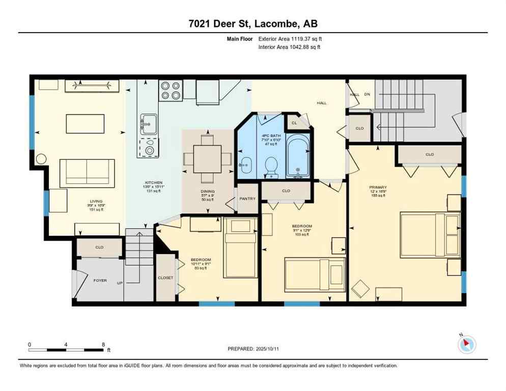MLS® A2265659 - 7021 Deer Street  in College Heights Lacombe, Residential