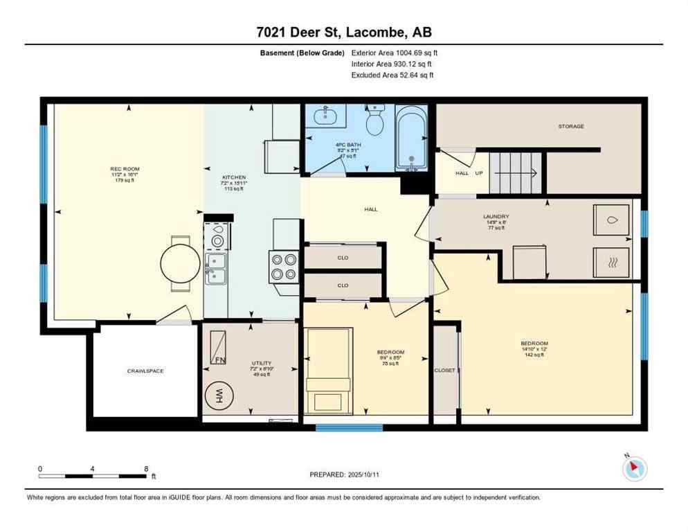 MLS® A2265659 - 7021 Deer Street  in College Heights Lacombe, Residential