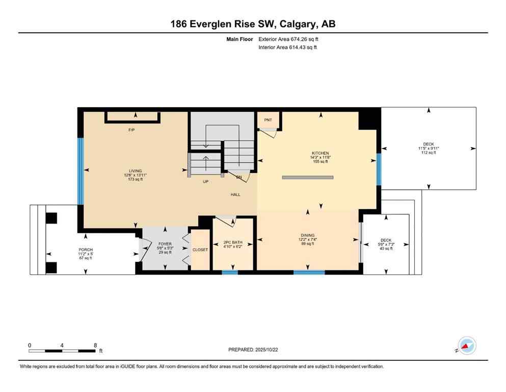 MLS® A2265696 - 186 Everglen Rise SW in Evergreen Calgary, Residential