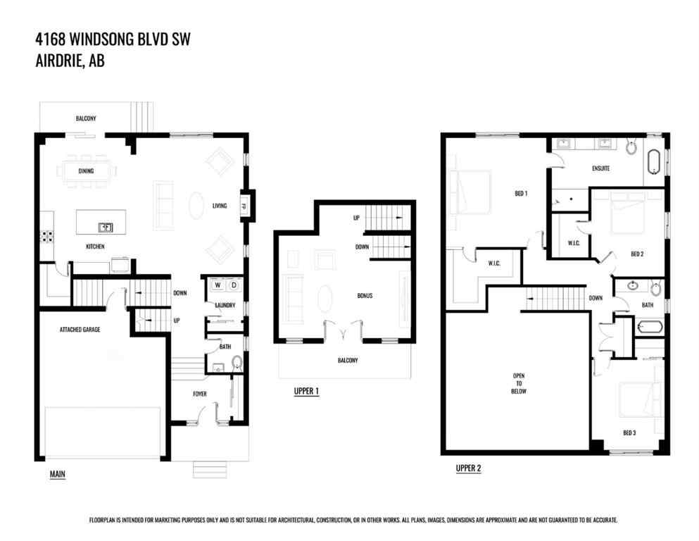 MLS® A2265698 - 4168 Windsong Boulevard SW in South Windsong Airdrie, Residential