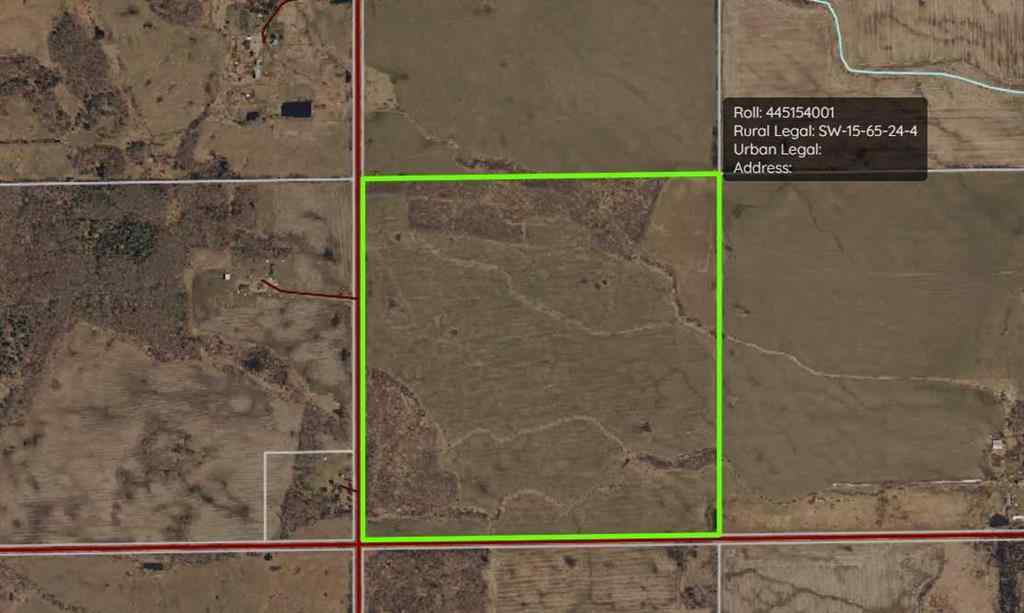 MLS® A2265704 - 654000 Highway 812   in NONE Rural Athabasca County, Land