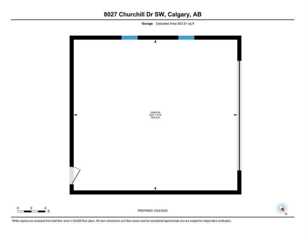 MLS® A2265747 - 8027 Churchill Drive SW in Chinook Park Calgary, Residential