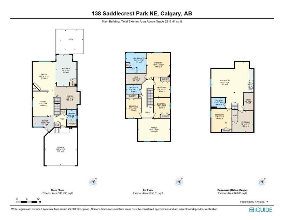 MLS® A2265795 - 138 Saddlecrest Park NE in Saddle Ridge Calgary, Residential