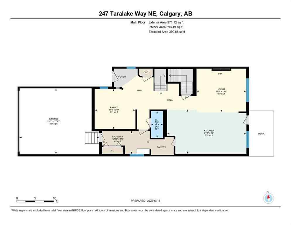 MLS® A2265810 - 247 Taralake Way NE in Taradale Calgary, Residential