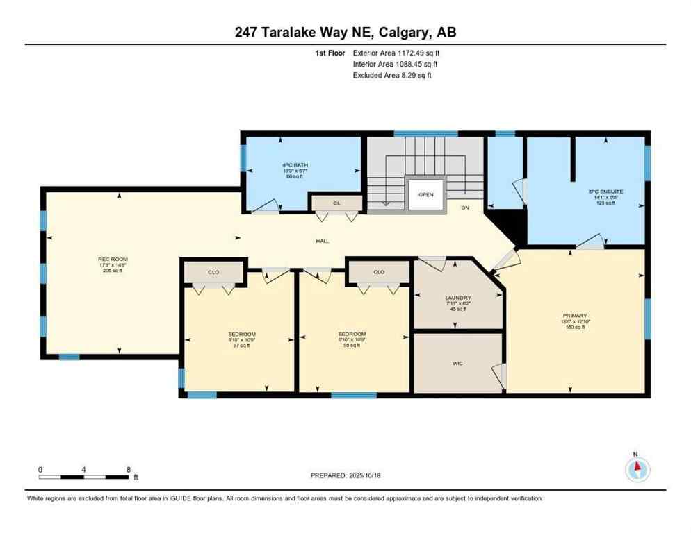 MLS® A2265810 - 247 Taralake Way NE in Taradale Calgary, Residential