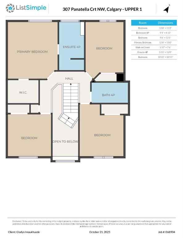 MLS® A2265812 - 307 Panatella Court NW in Panorama Hills Calgary, Residential