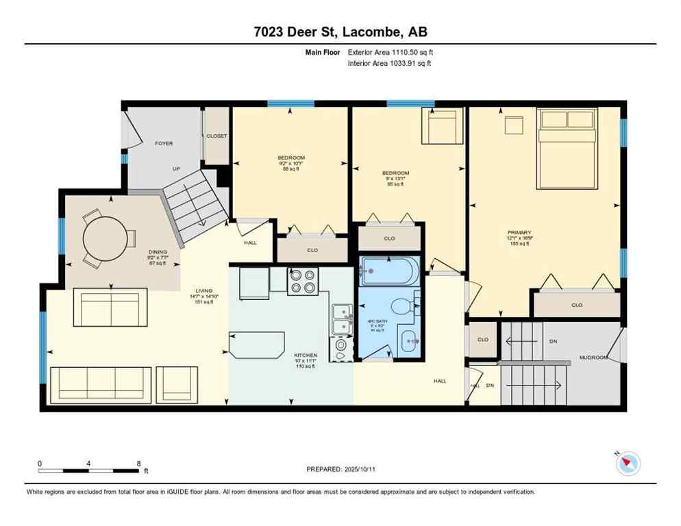 MLS® A2265842 - 7023 Deer Street  in College Heights Lacombe, Residential