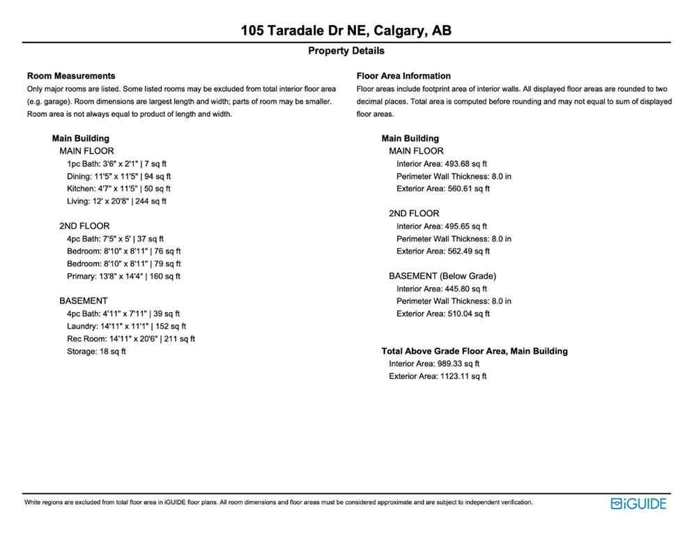 MLS® A2265888 - 105 Taradale Drive NE in Taradale Calgary, Residential