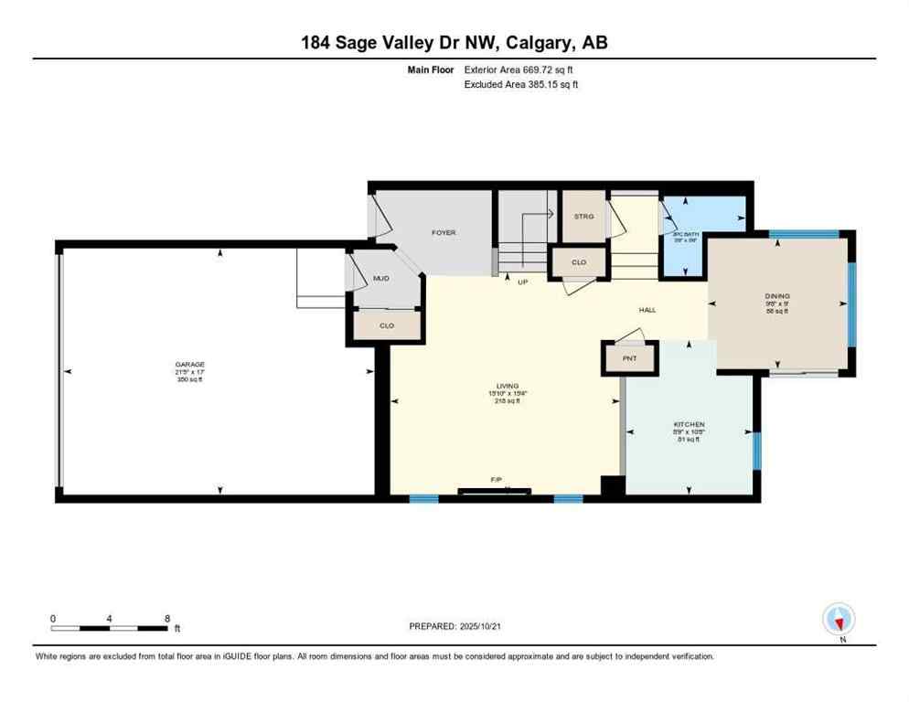 MLS® A2265933 - 184 Sage Valley Drive NW in Sage Hill Calgary, Residential
