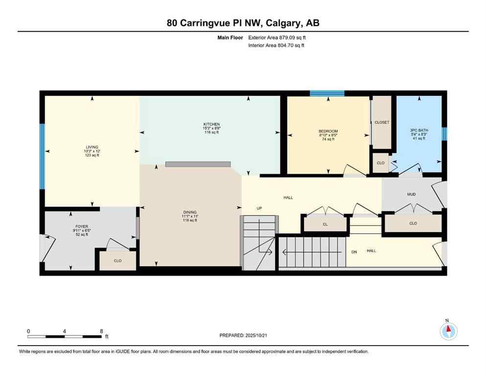 MLS® A2265969 - 80 Carringvue Place NW in Carrington Calgary, Residential
