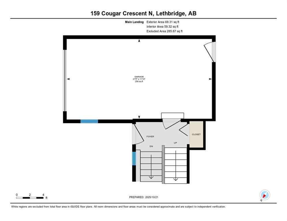 MLS® A2265971 - 159 Cougar Crescent N in Uplands Lethbridge, Residential
