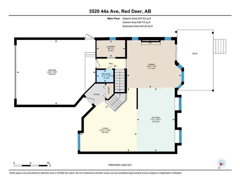 MLS® A2266012 - 3520 44A Avenue  in Mountview Red Deer, Residential