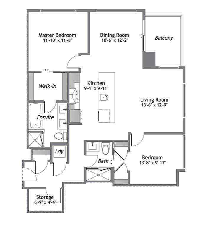 MLS® A2266070 - Unit #1204 1118 12 Avenue SW in Beltline Calgary, Residential