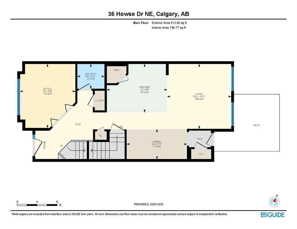 MLS® A2266078 - 36 Howse Drive NE in Livingston Calgary, Residential