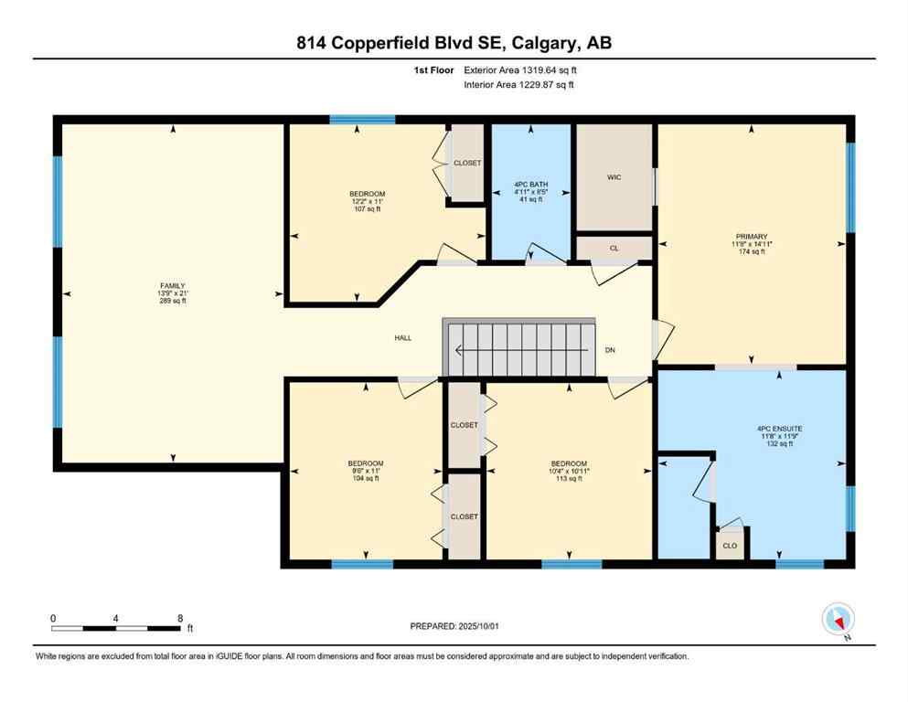 MLS® A2266120 - 814 Copperfield Boulevard SE in Copperfield Calgary, Residential