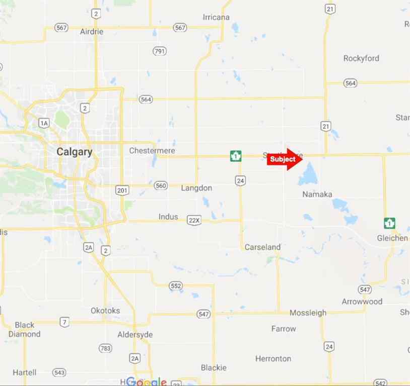 MLS® A2266143 - 244029 Highway 1   in NONE Rural Wheatland County, Agri-Business