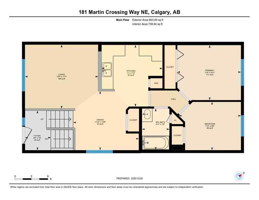 MLS® A2266293 - 181 Martin Crossing Way NE in Martindale Calgary, Residential