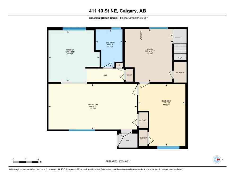 MLS® A2266294 - 411 10 Street NE in Bridgeland/Riverside Calgary, Residential