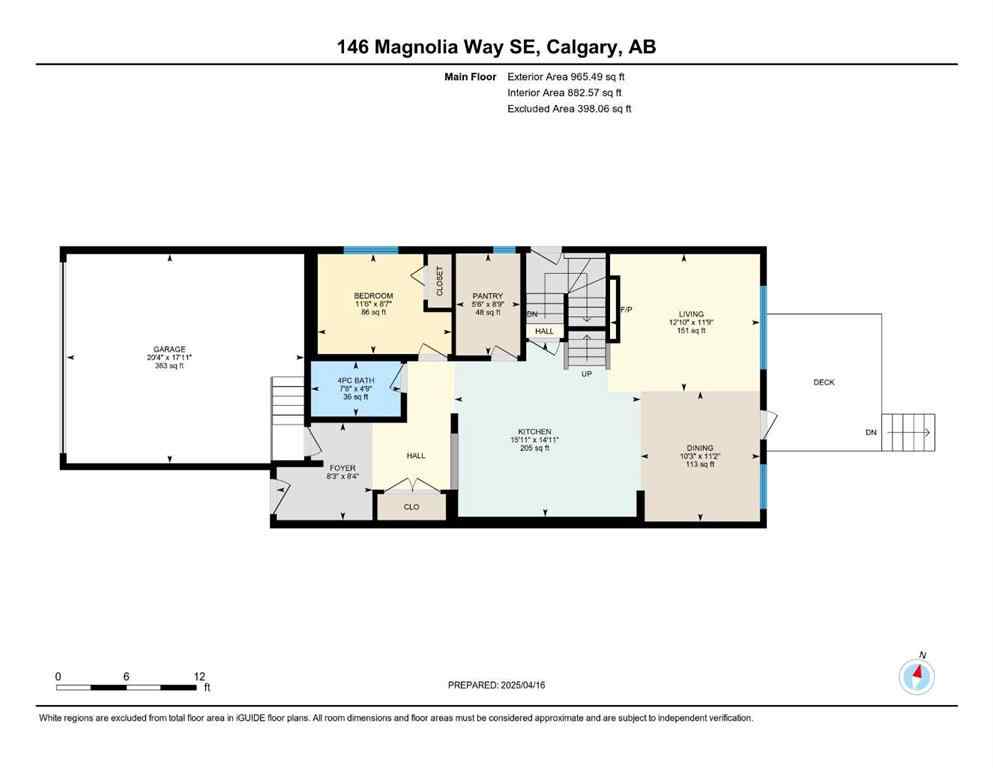 MLS® A2266328 - 146 Magnolia Way SE in Mahogany Calgary, Residential