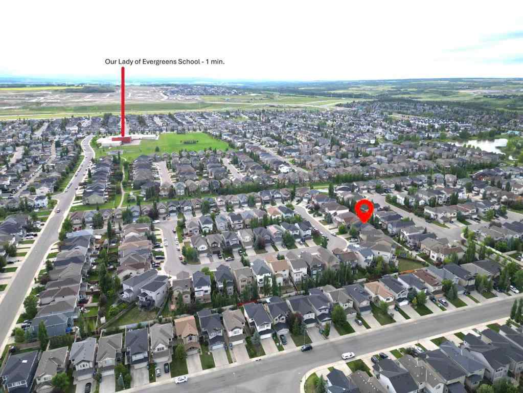 MLS® A2266352 - 107 Everoak Green SW in Evergreen Calgary, Residential