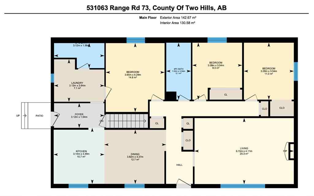 MLS® A2266410 - 531063 Rge Rd 73   in NONE Rural Two Hills No. 21, County of, Residential