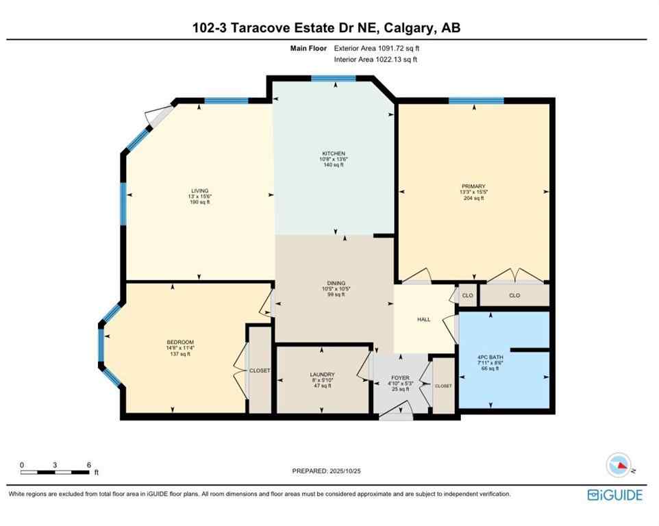 MLS® A2266461 - Unit #102 3 Taracove Estate Drive NE in Taradale Calgary, Residential