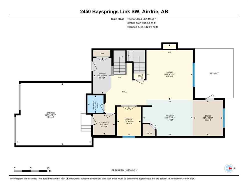 MLS® A2266469 - 2450 Baysprings Link SW in Baysprings Airdrie, Residential