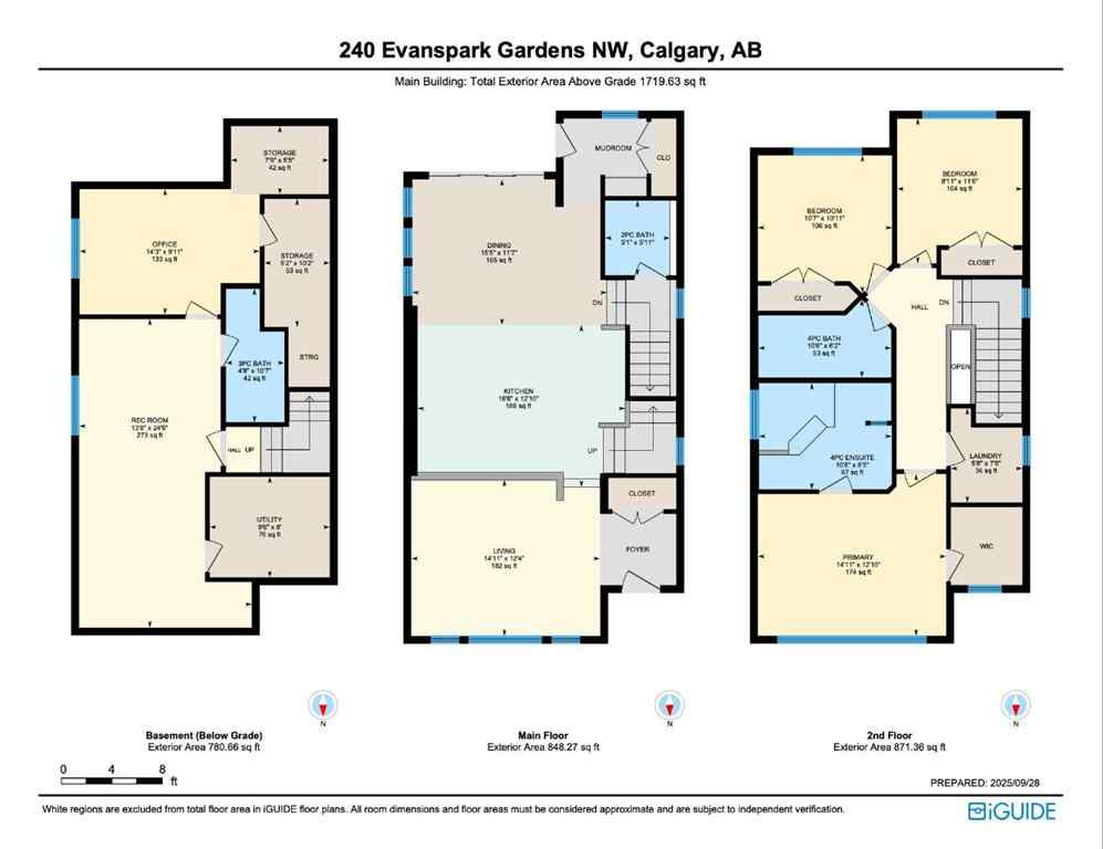 MLS® A2266513 - 240 Evanspark Gardens NW in Evanston Calgary, Residential