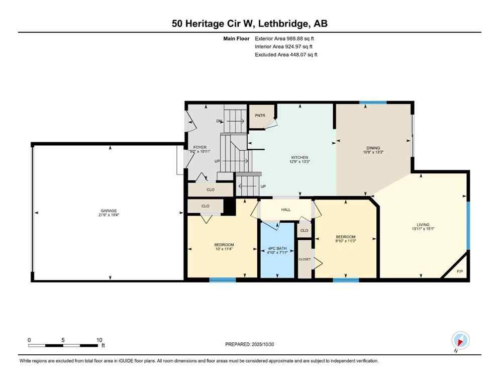 MLS® A2266521 - 50 Heritage Circle W in Heritage Heights Lethbridge, Residential