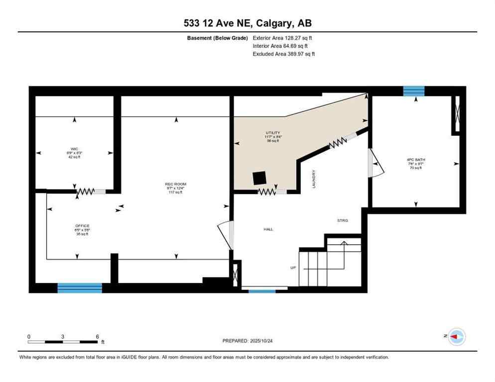 MLS® A2266618 - 533 12 Avenue NE in Renfrew Calgary, Residential