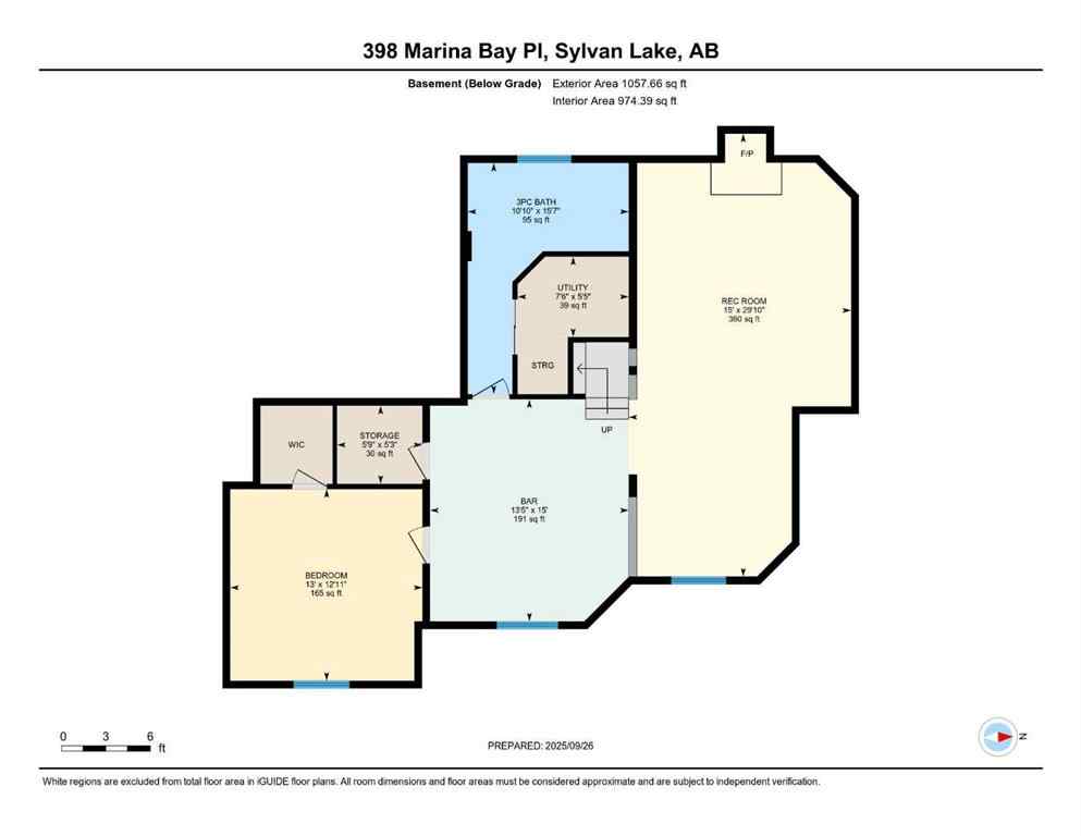 MLS® A2266654 - 398 Marina Bay Place  in Marina Bay Sylvan Lake, Residential