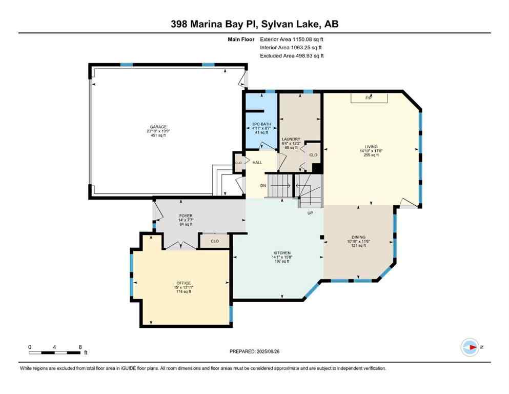 MLS® A2266654 - 398 Marina Bay Place  in Marina Bay Sylvan Lake, Residential