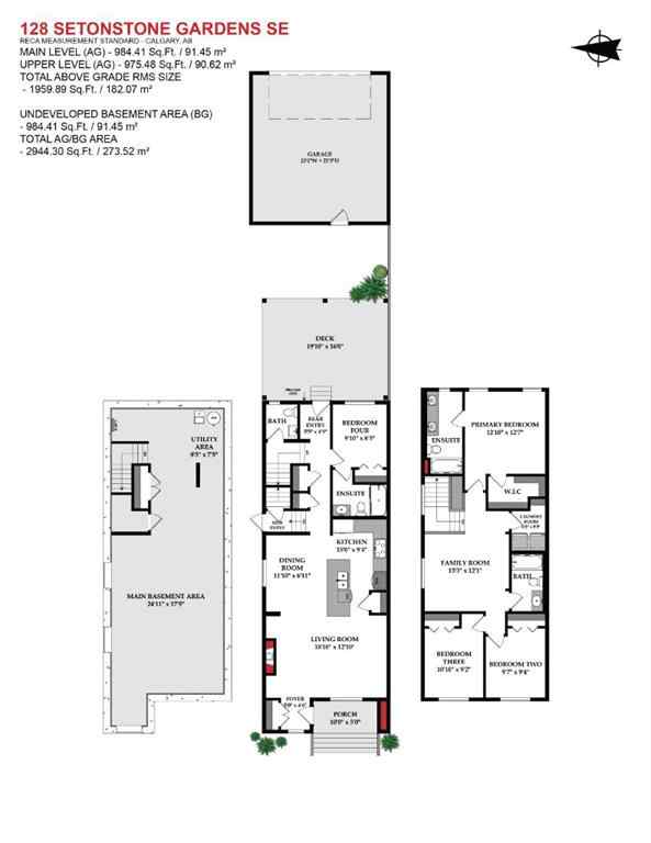 MLS® A2266657 - 128 Setonstone Gardens SE in Seton Calgary, Residential