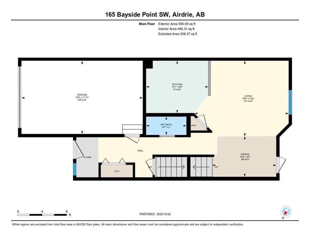 MLS® A2266703 - 165 Bayside Point SW in Bayside Airdrie, Residential