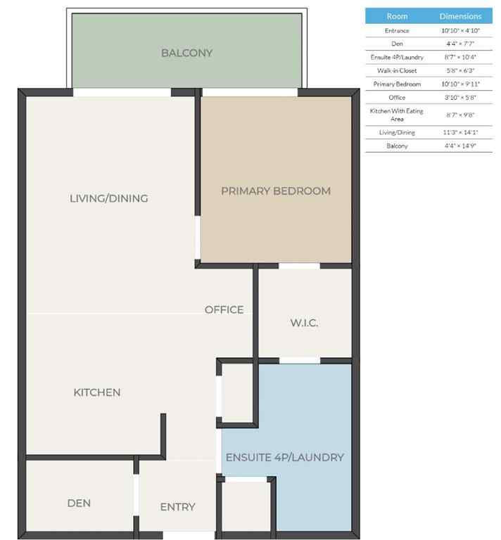 MLS® A2266717 - Unit #1107 1111 10 Street SW in Beltline Calgary, Residential