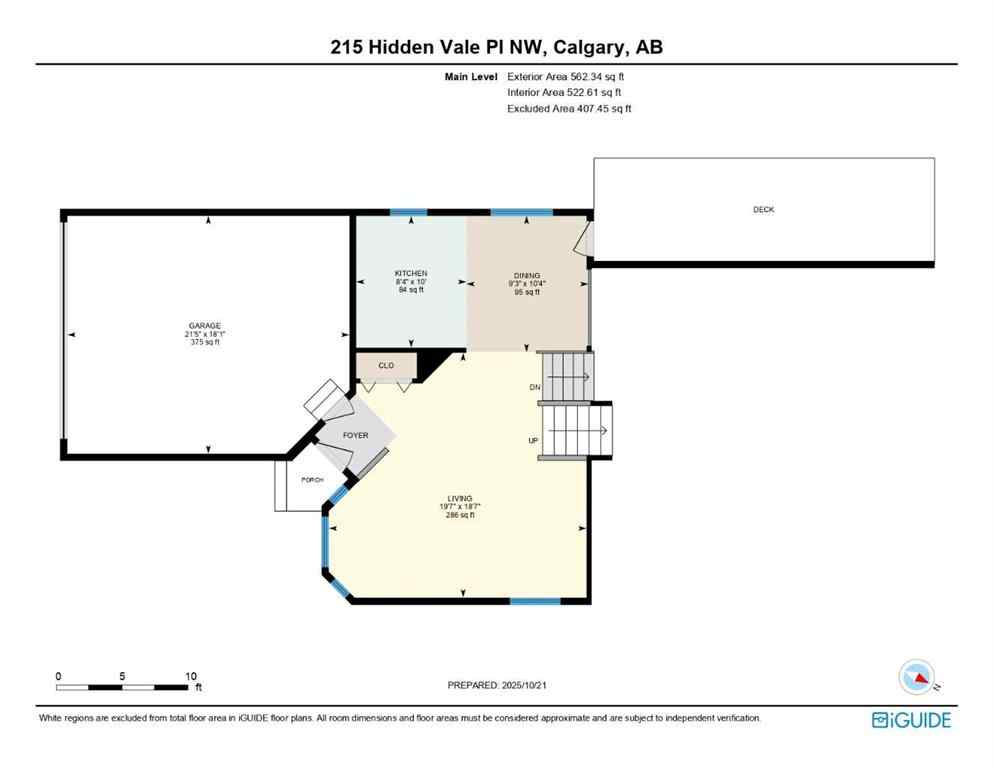 MLS® A2266718 - 215 Hidden Vale Place NW in Hidden Valley Calgary, Residential