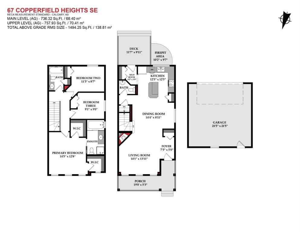 MLS® A2266841 - 67 Copperfield Heights SE in Copperfield Calgary, Residential